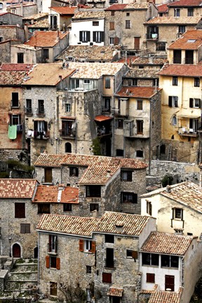 Hilltown near Nice, France